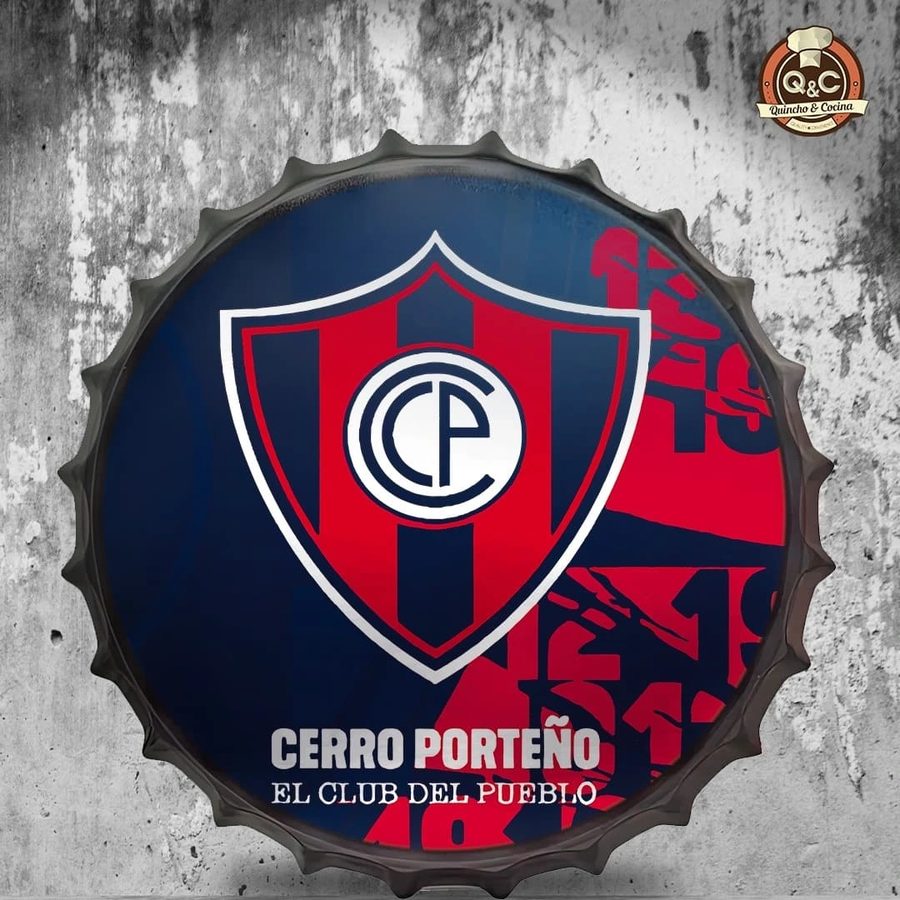 Tapa decorativa Cerro Porteño – El club del pueblo