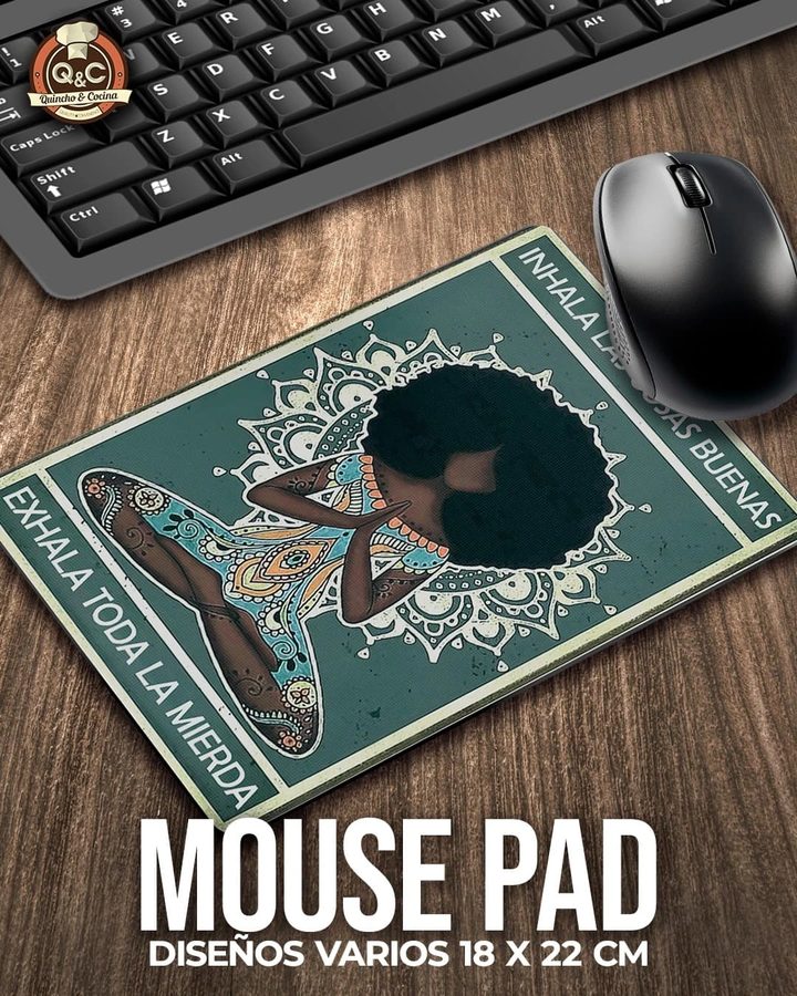 Mouse pad Inhala lo bueno, exhala toda la mierda