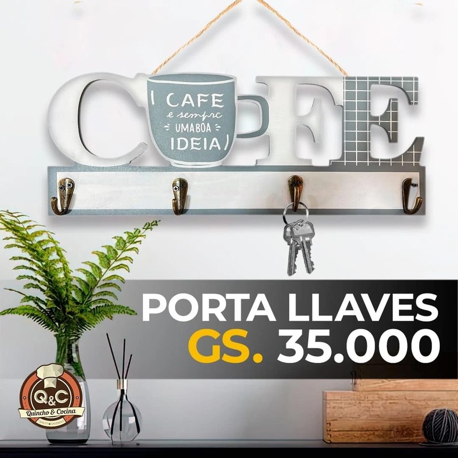 Porta llaves Coffee gris