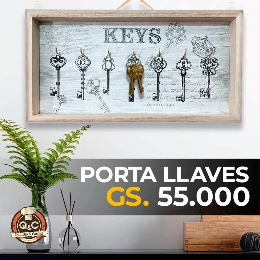 Porta llaves Keys con llaves antiguas