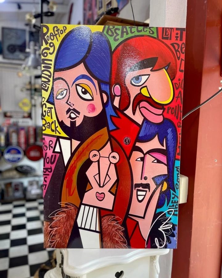 Cuadro The Beatles – Caricaturas pop art – foto 2