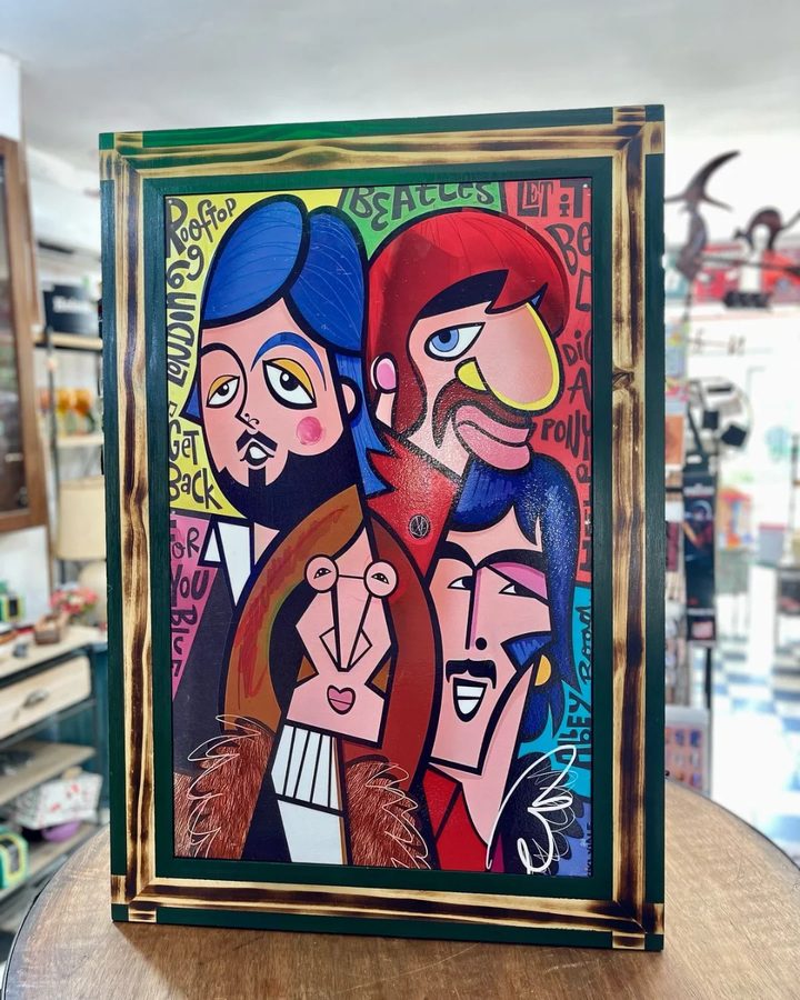 Cuadro The Beatles – Caricaturas pop art