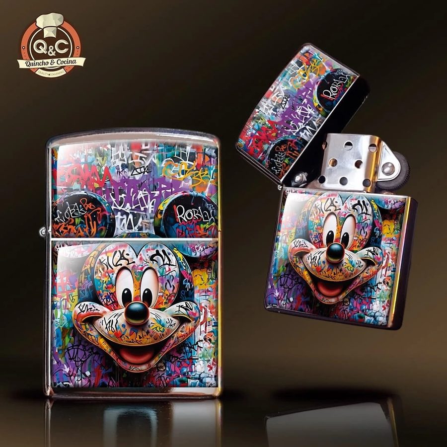 Encendedor Mickey graffiti