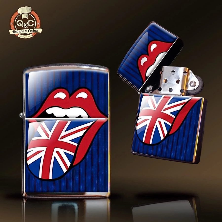 Encendedor The Rolling Stones lengua bandera inglesa