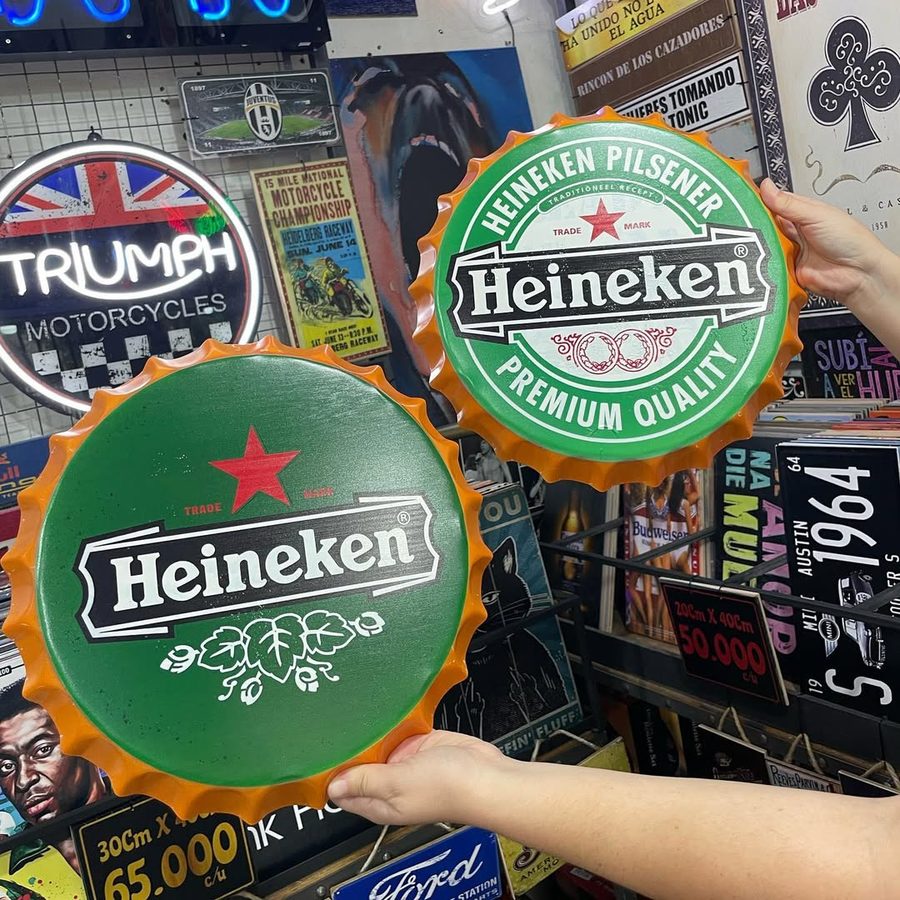 Tapa decorativa Heineken – foto 2