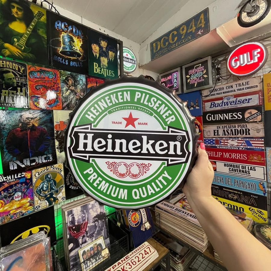 Tapa decorativa Heineken – foto 4