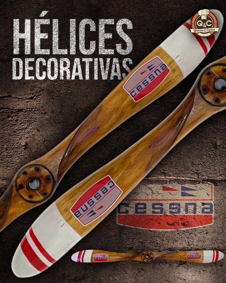 Hélice decorativa Cessna