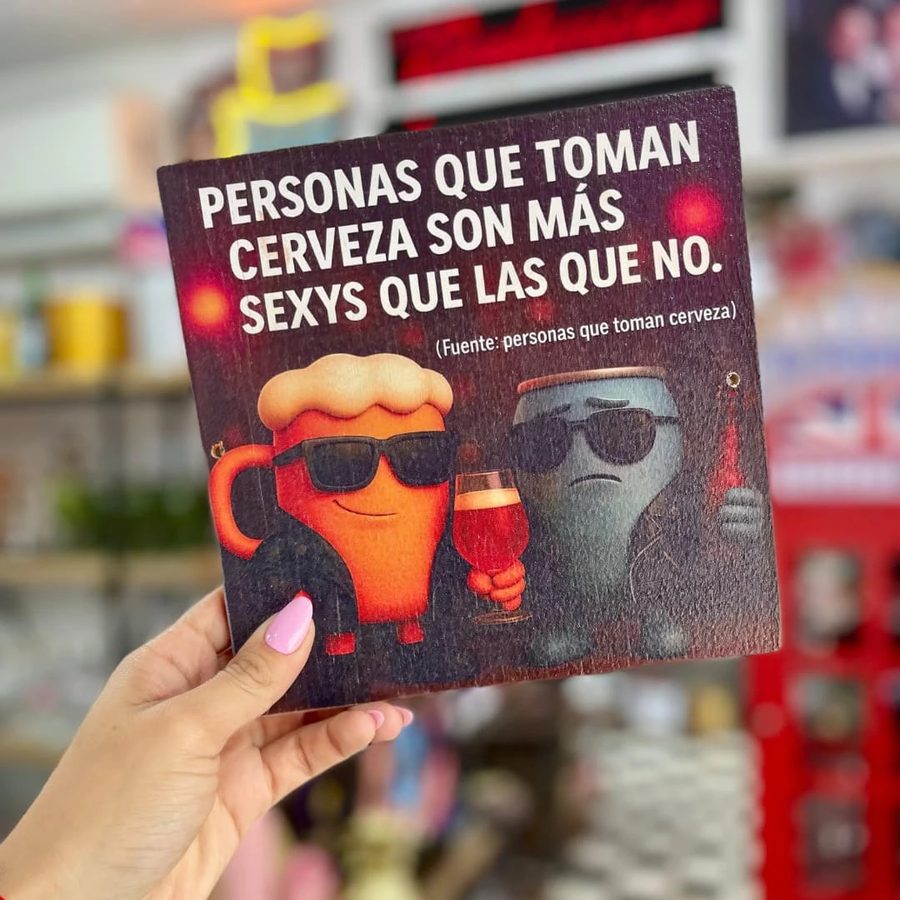 Cuadro Personas que toman cerveza son más sexys que las que no