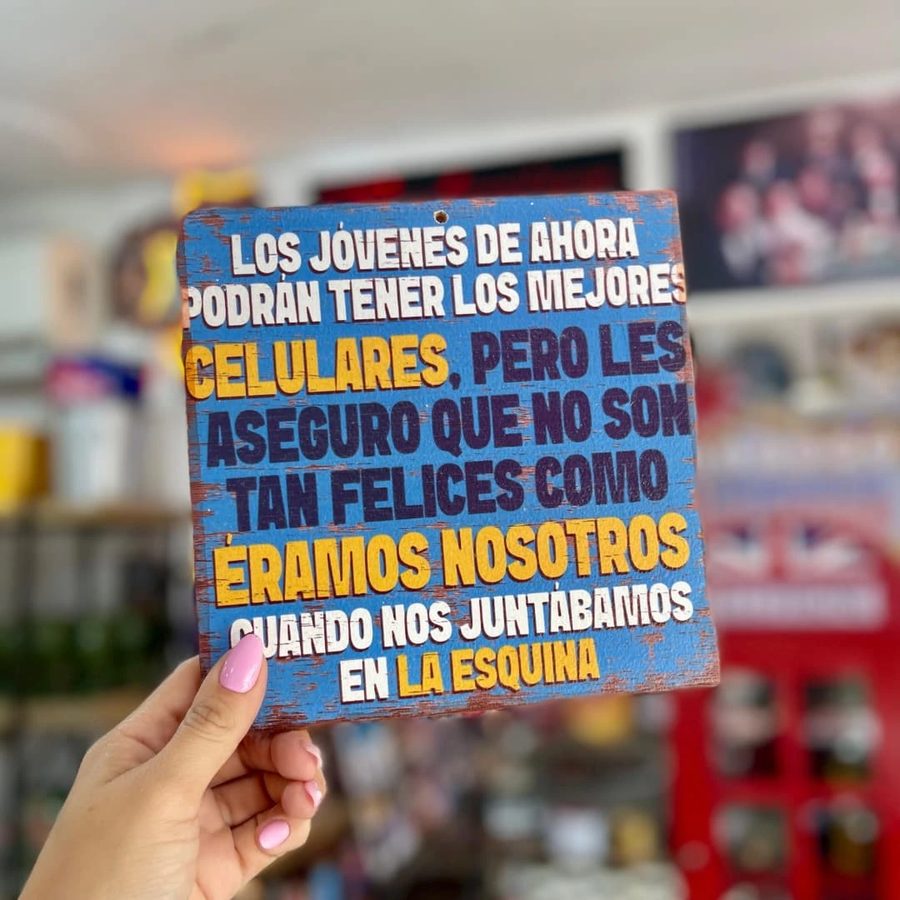 Cuadro No son tan felices como éramos nosotros en la esquina
