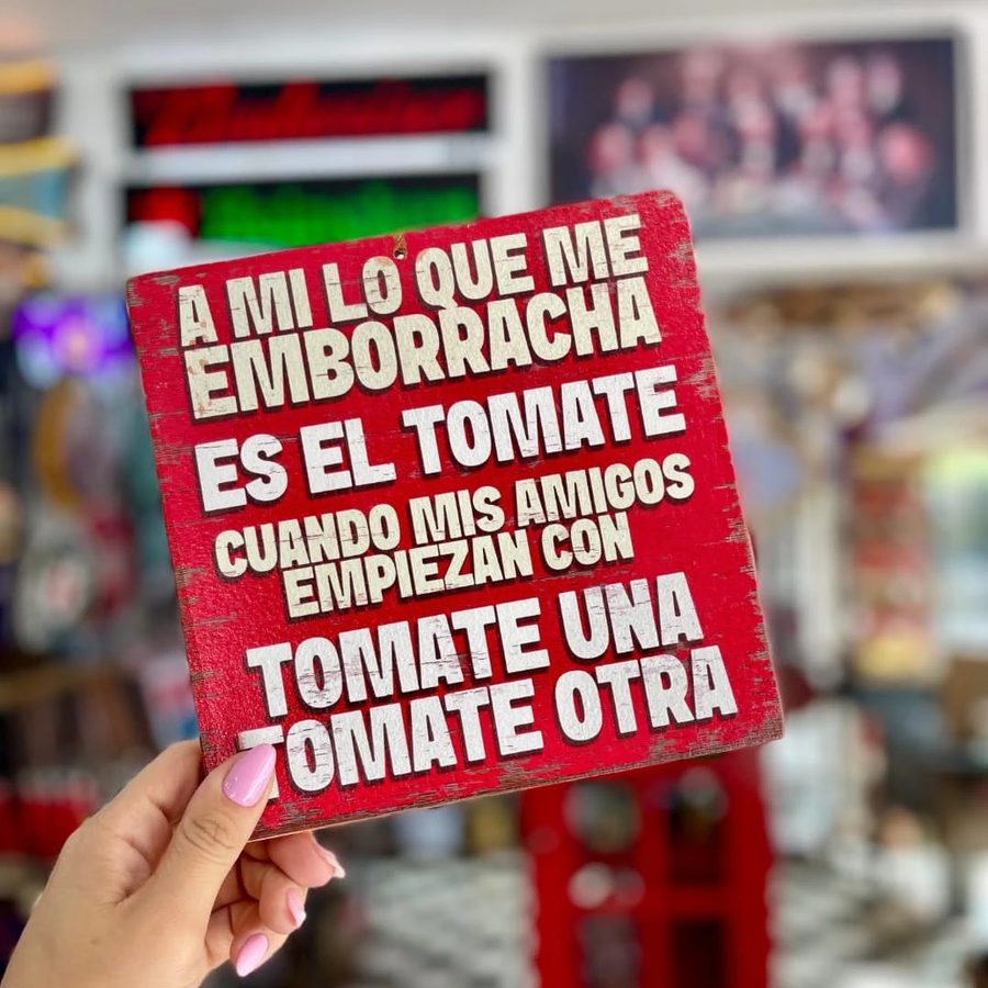 Cuadro A mí lo que me emborracha es el tomate