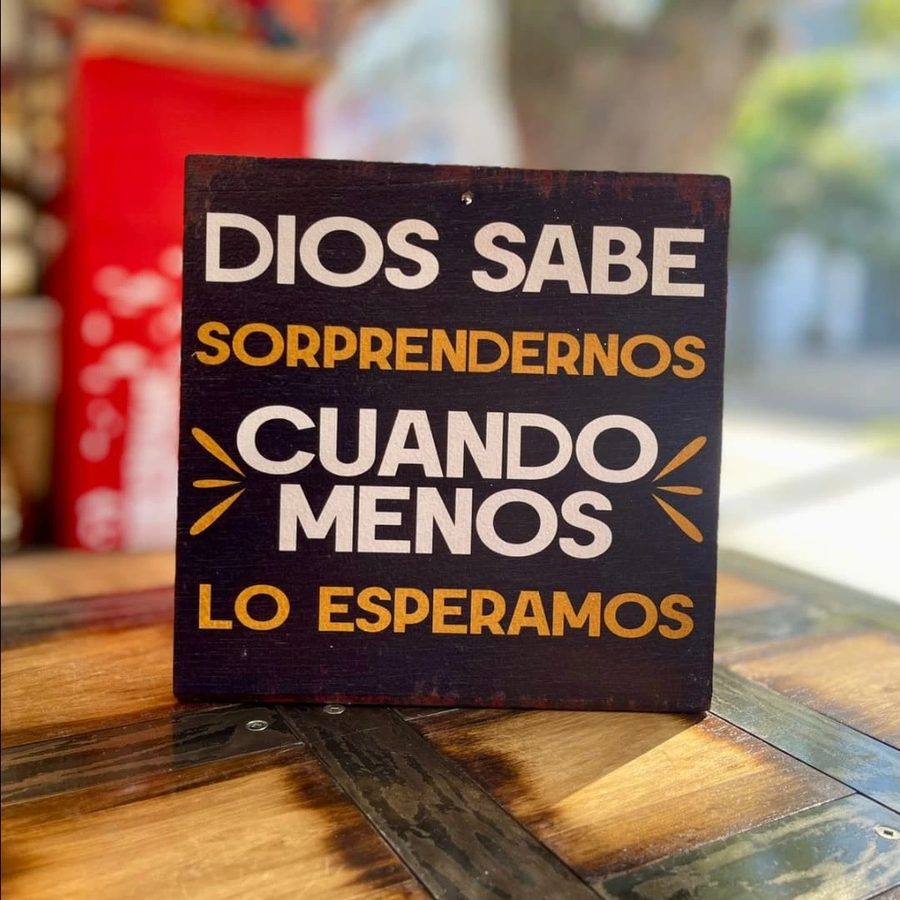 Cuadro Dios sabe sorprendernos cuando menos lo esperamos