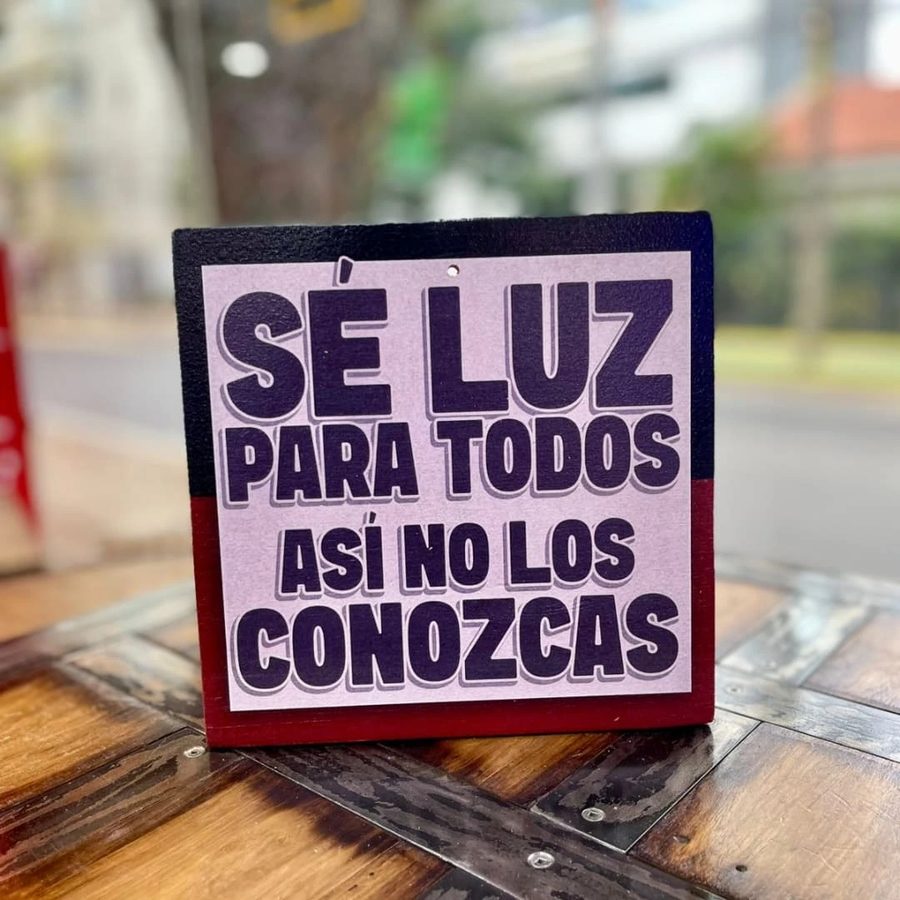Cuadro Sé luz para todos así no los conozcas