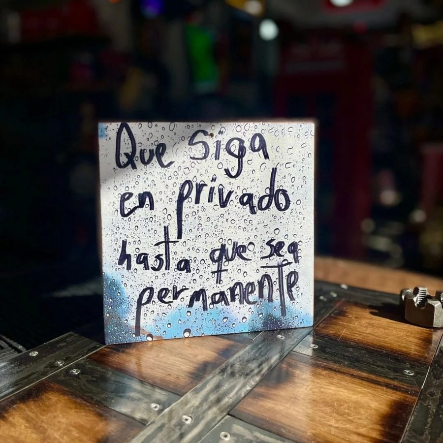 Cuadro Que siga en privado hasta que sea permanente