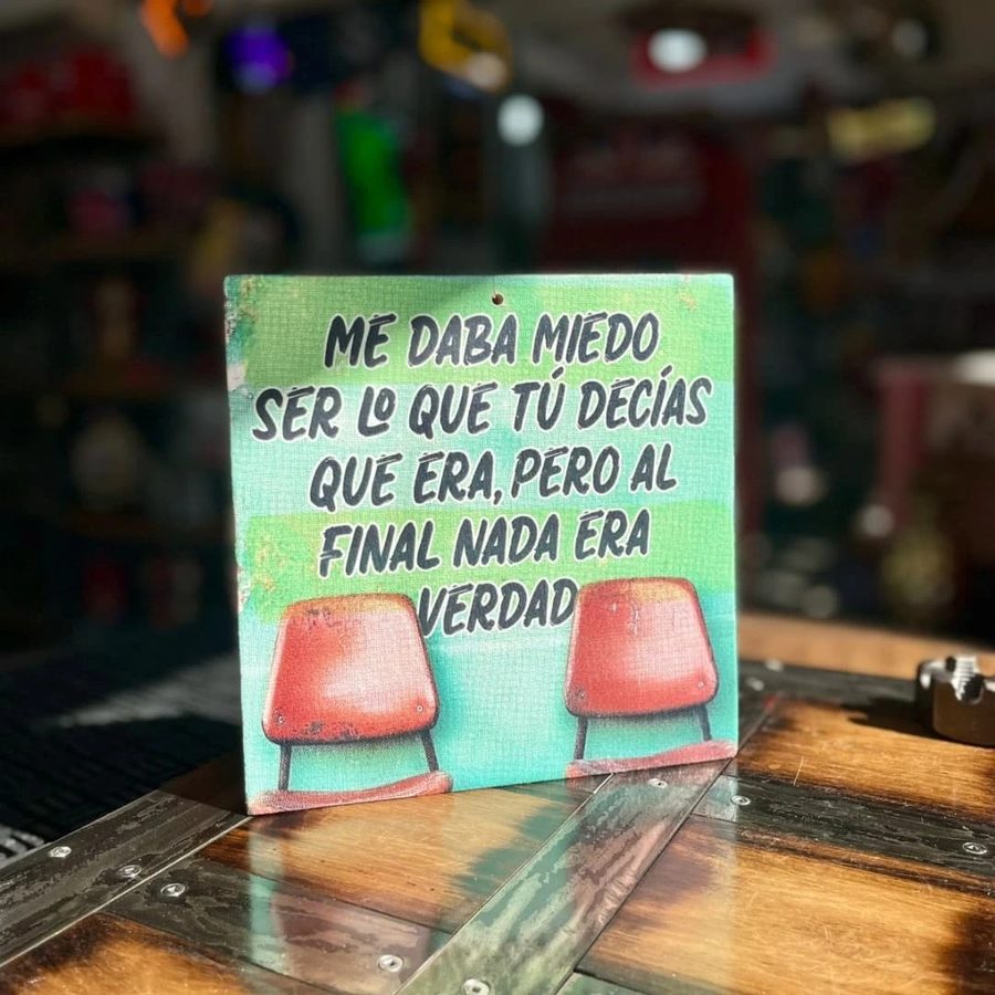 Cuadro Me daba miedo ser lo que tú decías que era