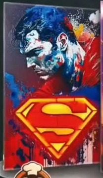 Cuadro luminoso Superman