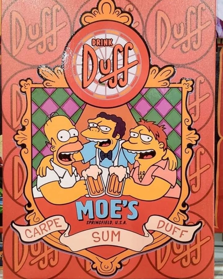Porta tapitas XL – Duff, Moe's Los Simpson – foto 3