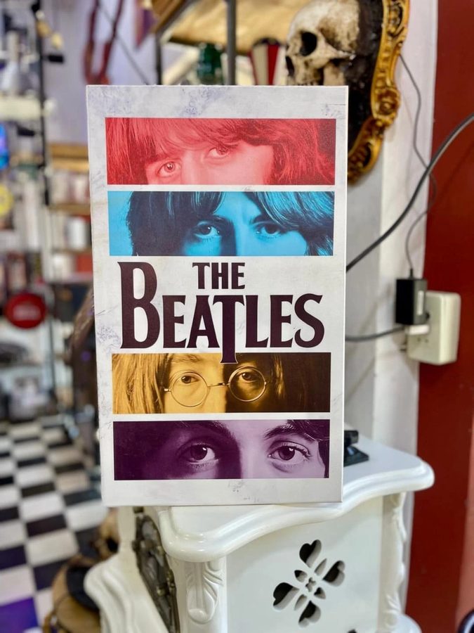 Cuadro The Beatles franjas de colores