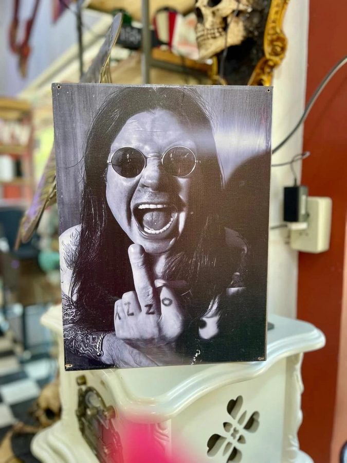 Cuadro Ozzy – retrato en blanco y negro