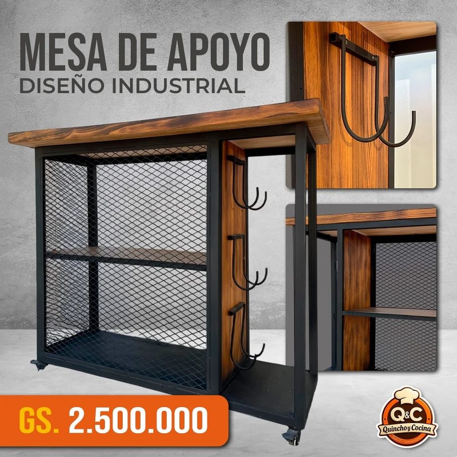 Mesa de apoyo diseño industrial – foto 2