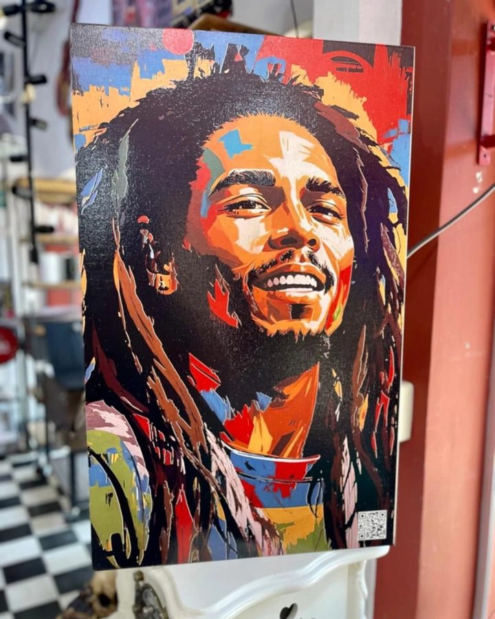 Cuadro Hombre con rastas sonriendo pop art – foto 2