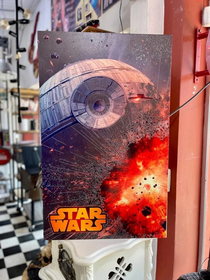 Cuadro Star Wars Estrella de la Muerte