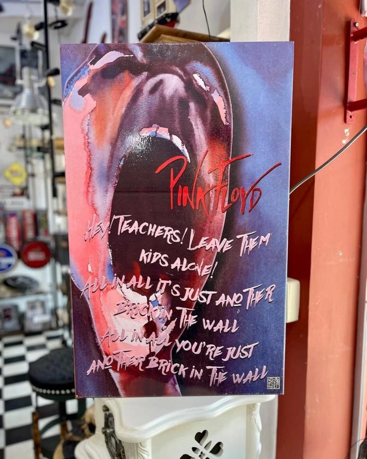 Cuadro Pink Floyd The Wall boca gritando – foto 2