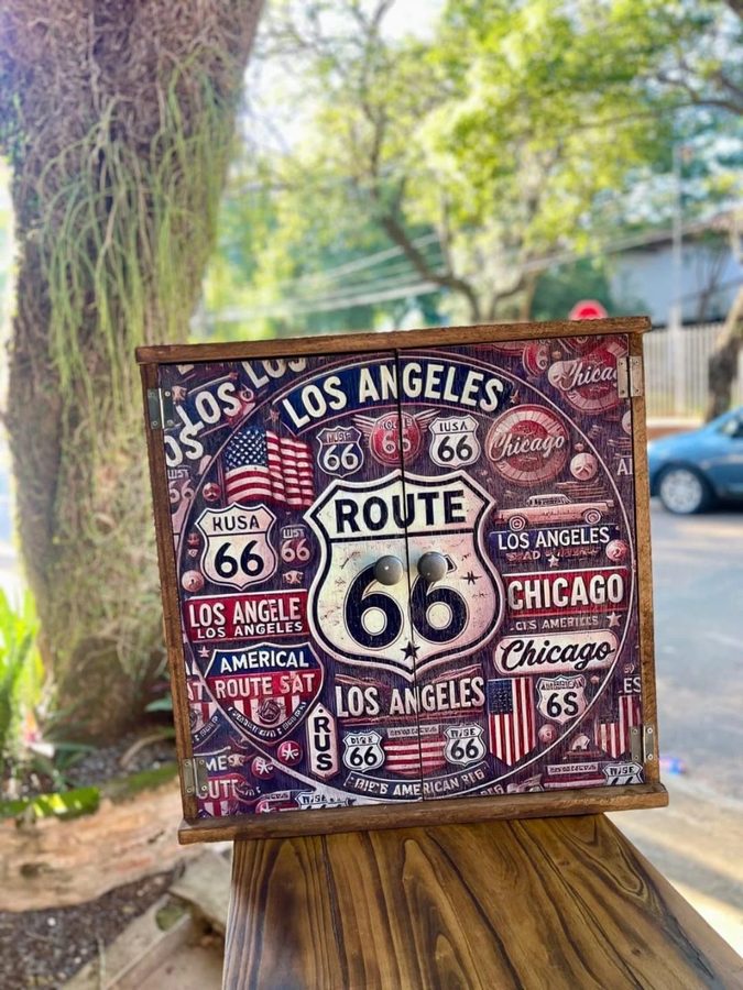 Gabinete de dardos Route 66 Los Angeles