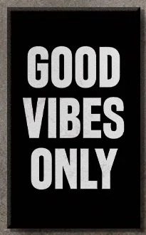 Cuadro Good Vibes Only