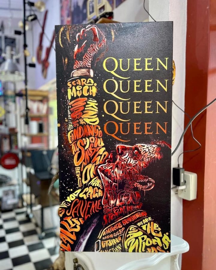 Cuadro Queen tipográfico – foto 2