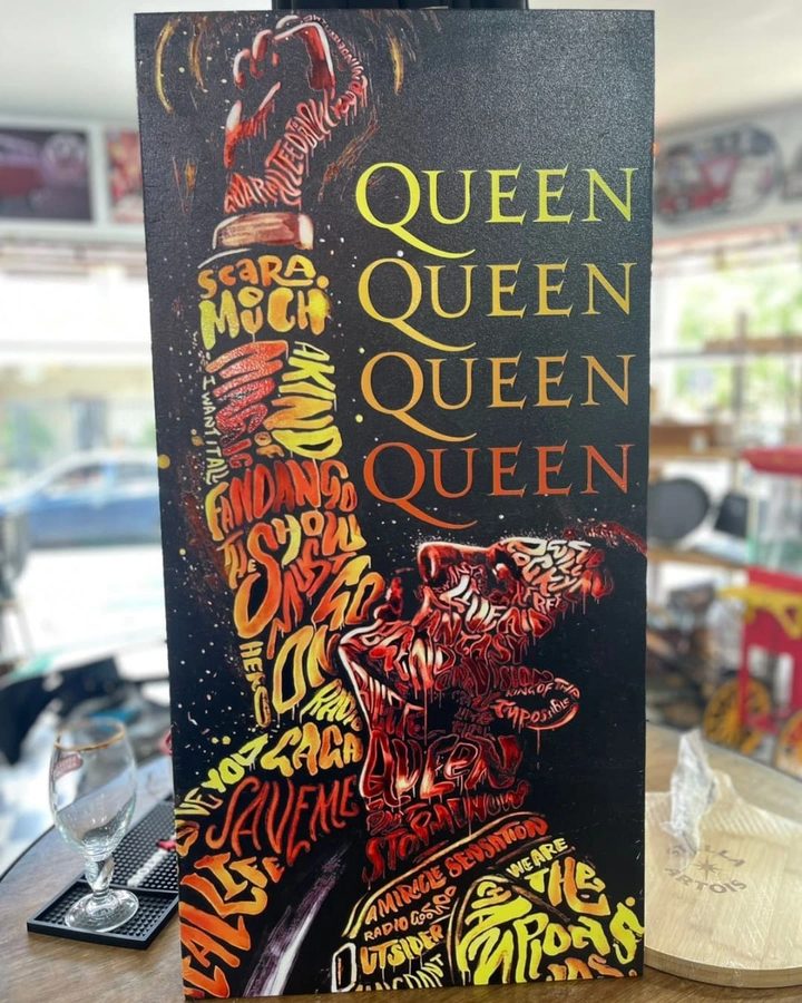 Cuadro Queen tipográfico – foto 3