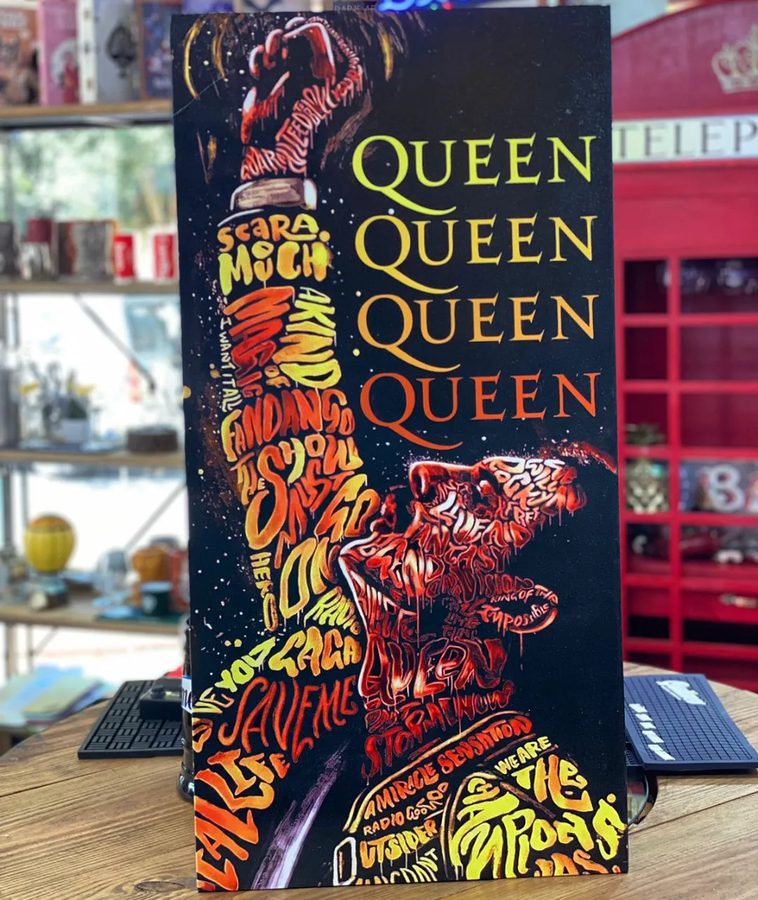 Cuadro Queen tipográfico – foto 4
