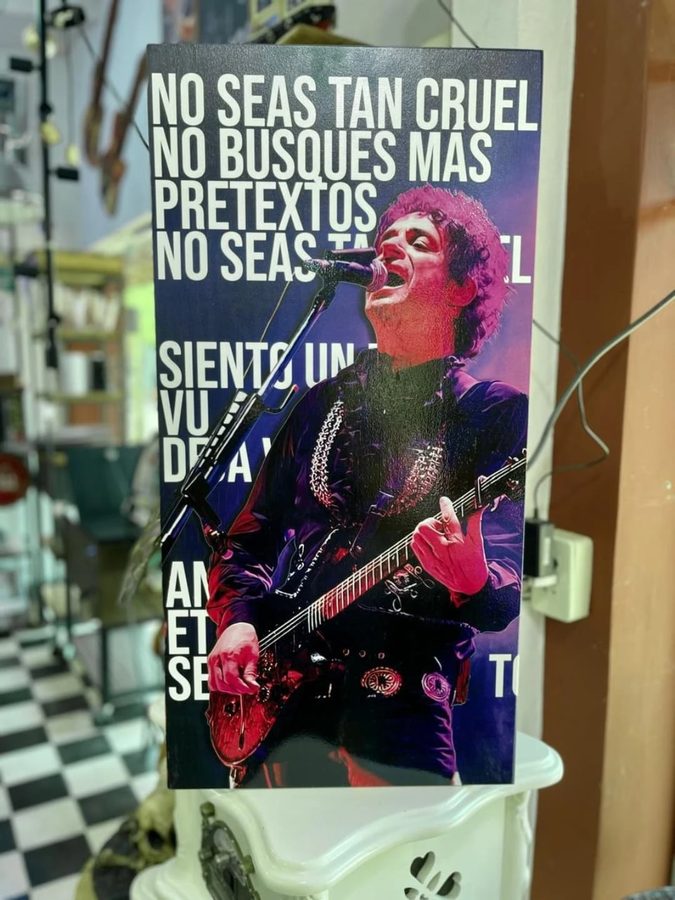Cuadro No seas tan cruel guitarrista