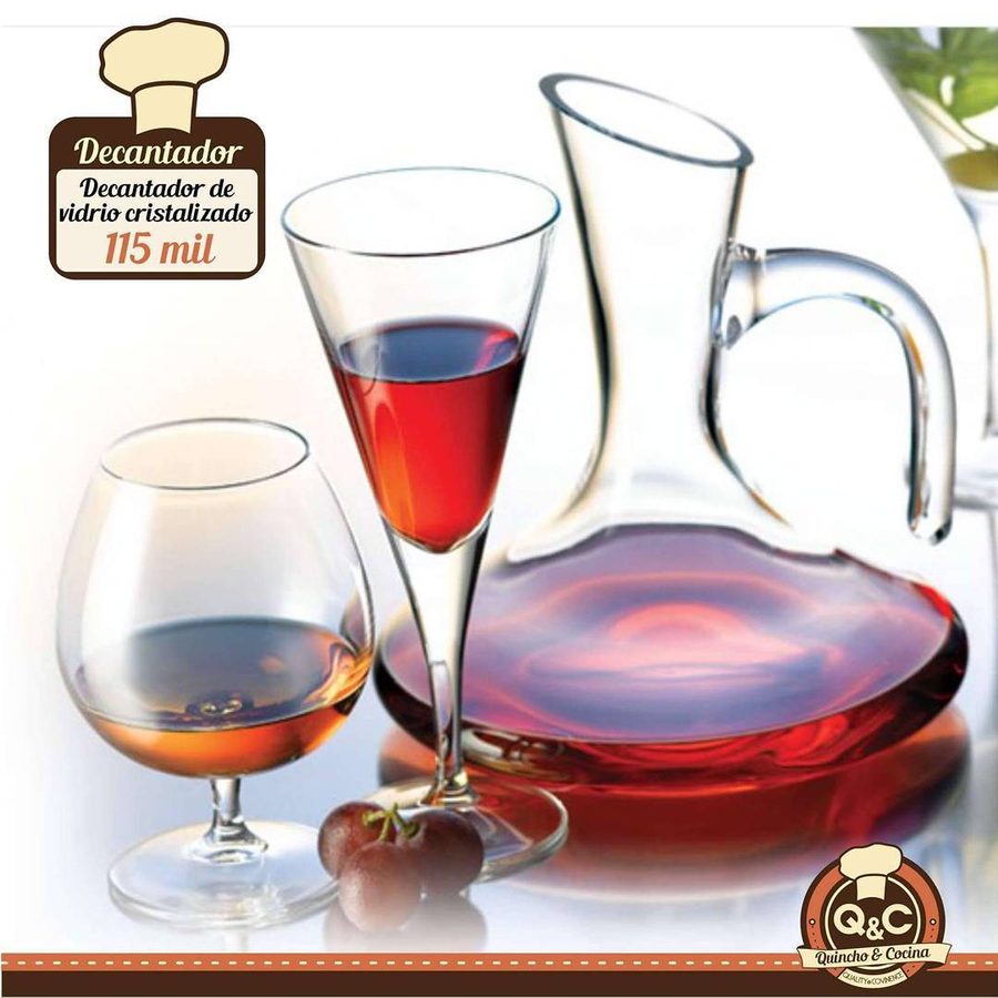 Decantador de vino de vidrio 1,5 l – foto 2