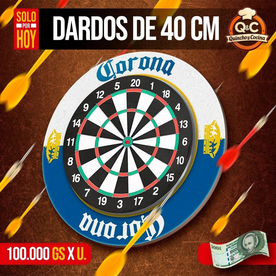 Tablero de dardos Corona