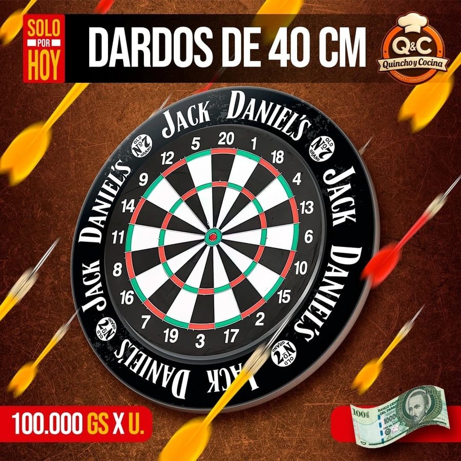 Tablero de dardos Jack Daniel's
