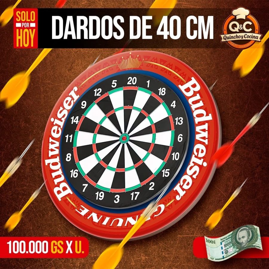 Tablero de dardos Budweiser