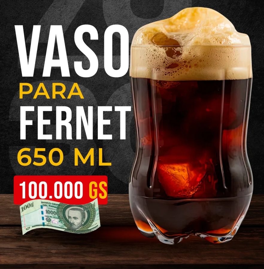 Vaso para fernet 650 ml