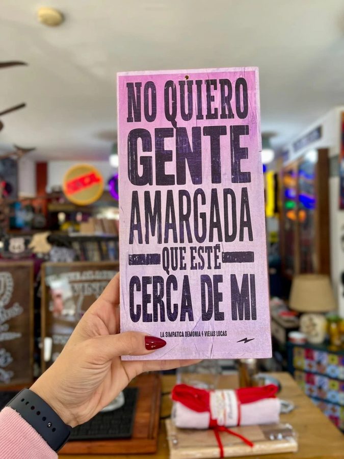 Cuadro Viejas Locas – No quiero gente amargada