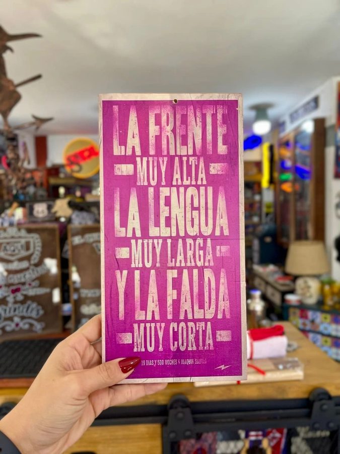 Cuadro Joaquín Sabina – La frente muy alta