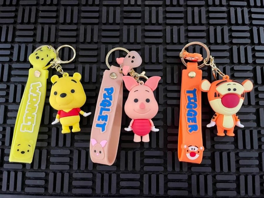 Llaveros Winnie Pooh, Piglet y Tigger