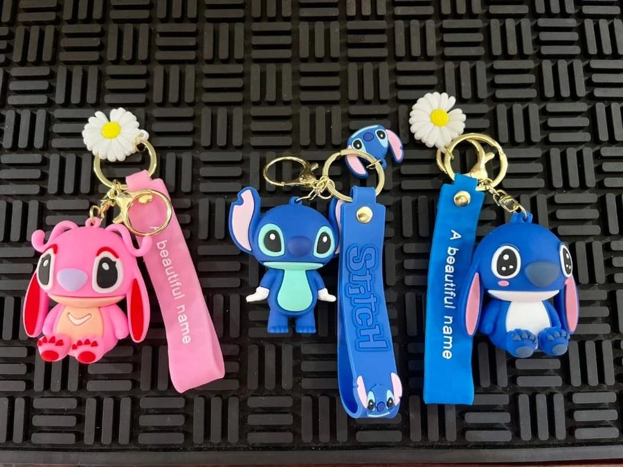 Llaveros Stitch y Angel