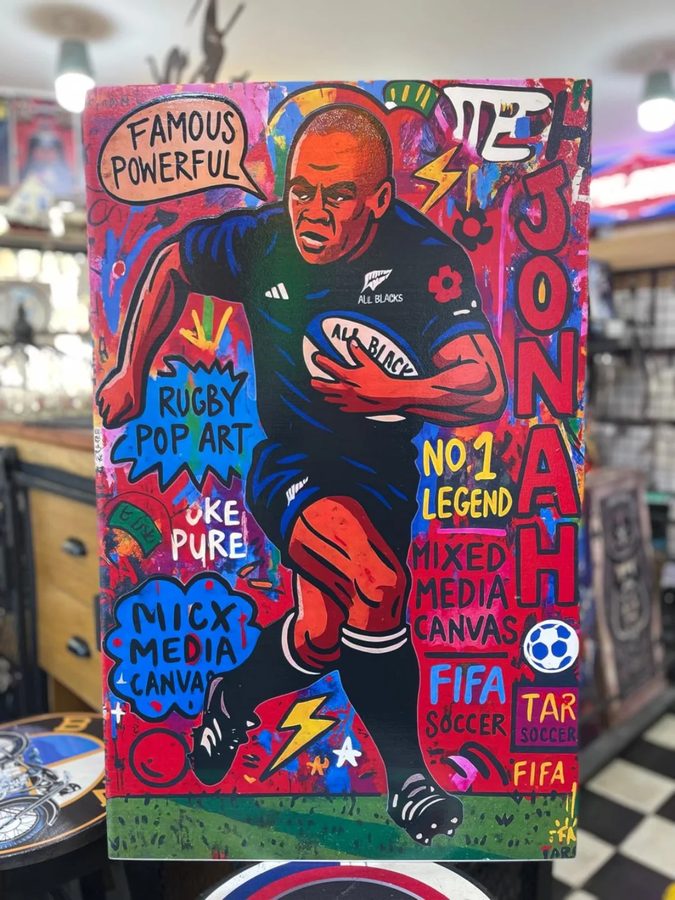 Cuadro Jonah Lomu pop art