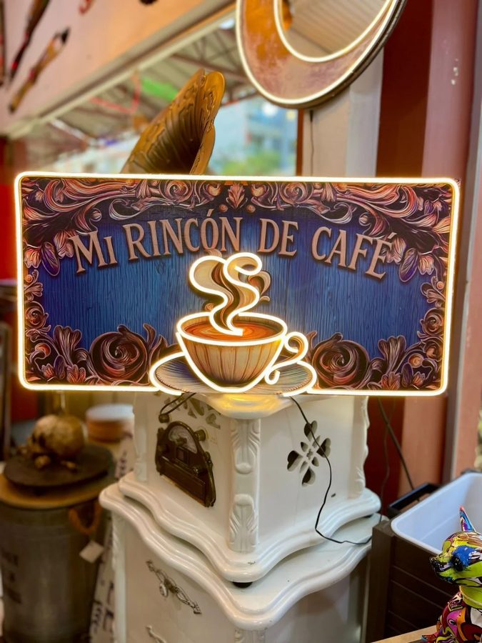 Neón Mi rincón de café