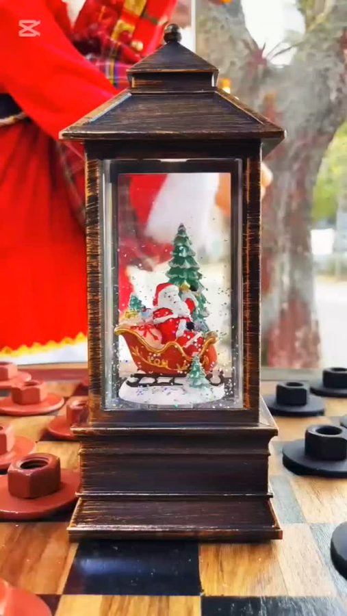 Farol con Papá Noel en trineo – foto 2