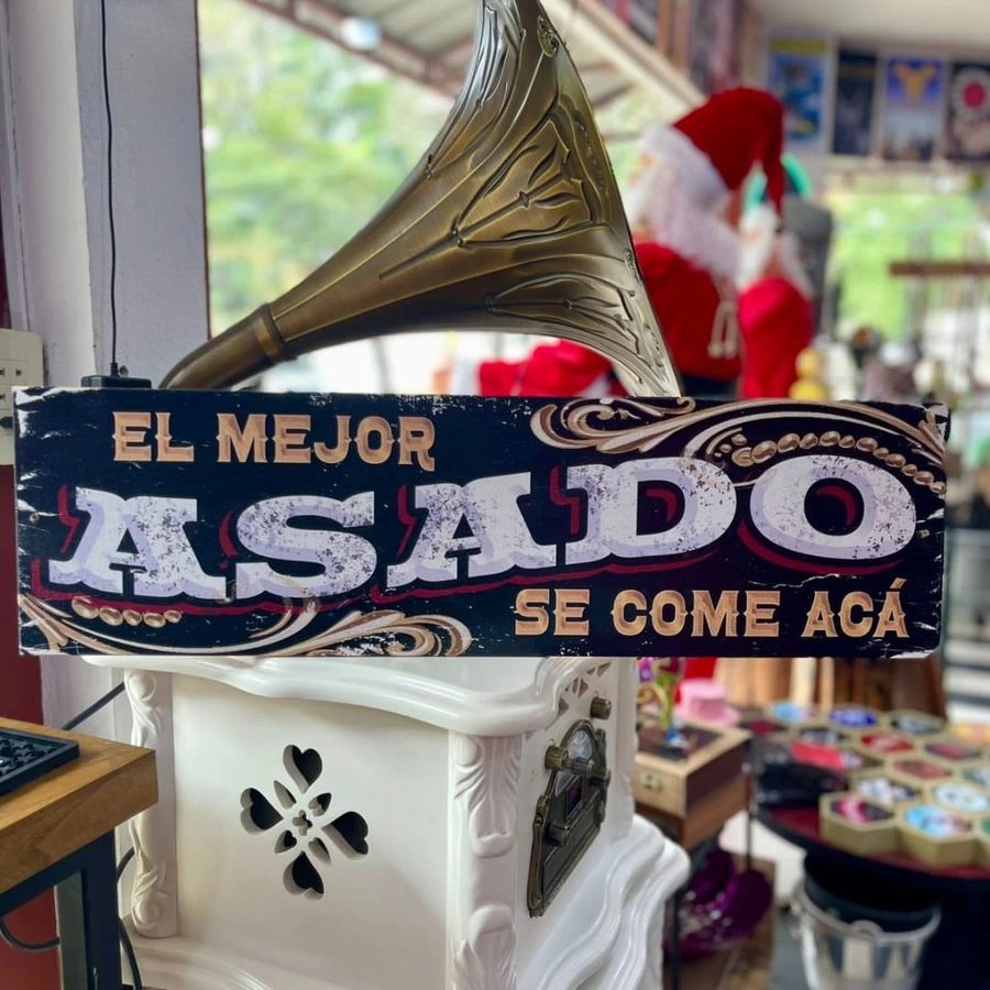 Cuadro El mejor asado se come acá
