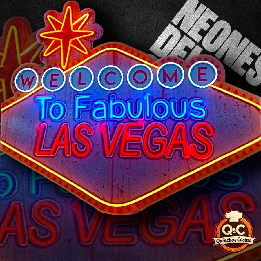 Neón Welcome to Fabulous Las Vegas