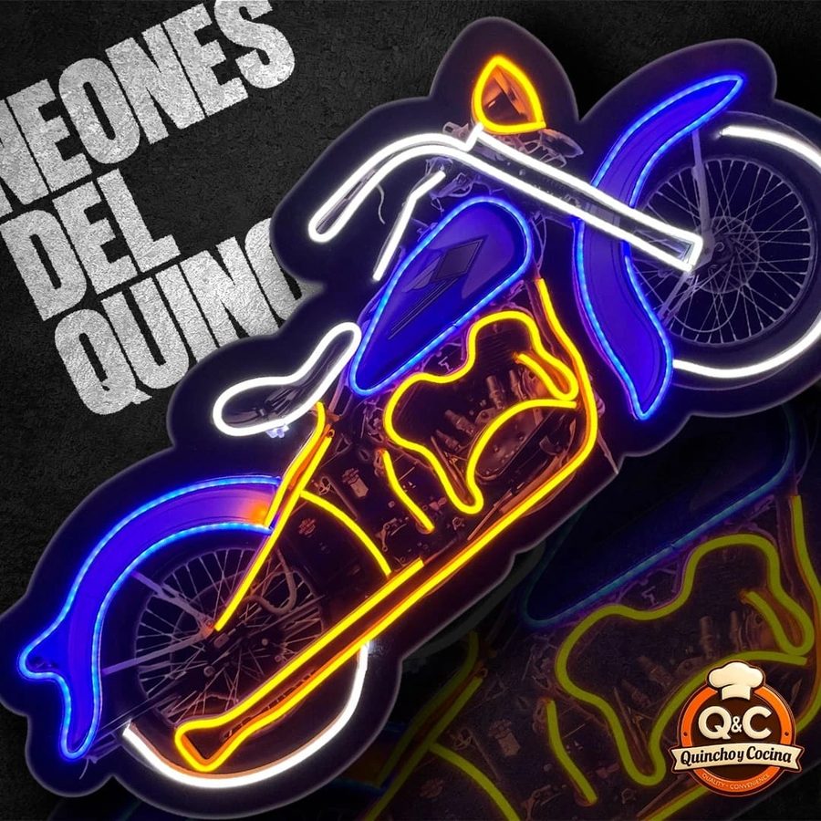 Neón Moto chopper