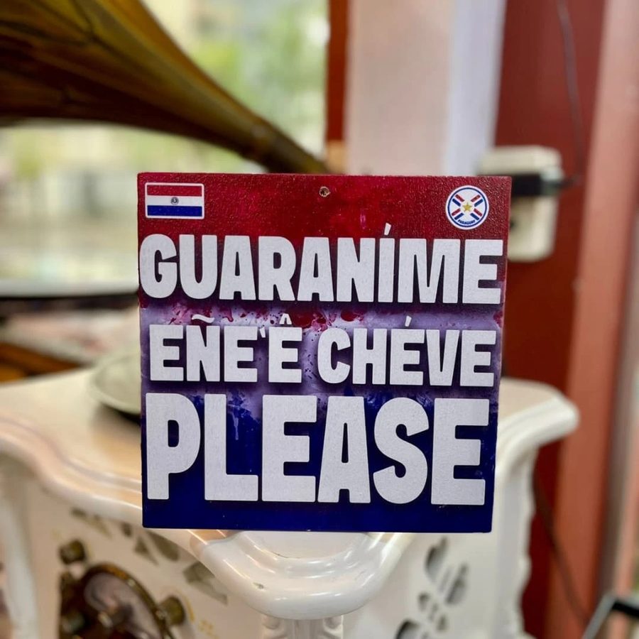 Cuadro Guaraníme ñe'ẽ chéve please