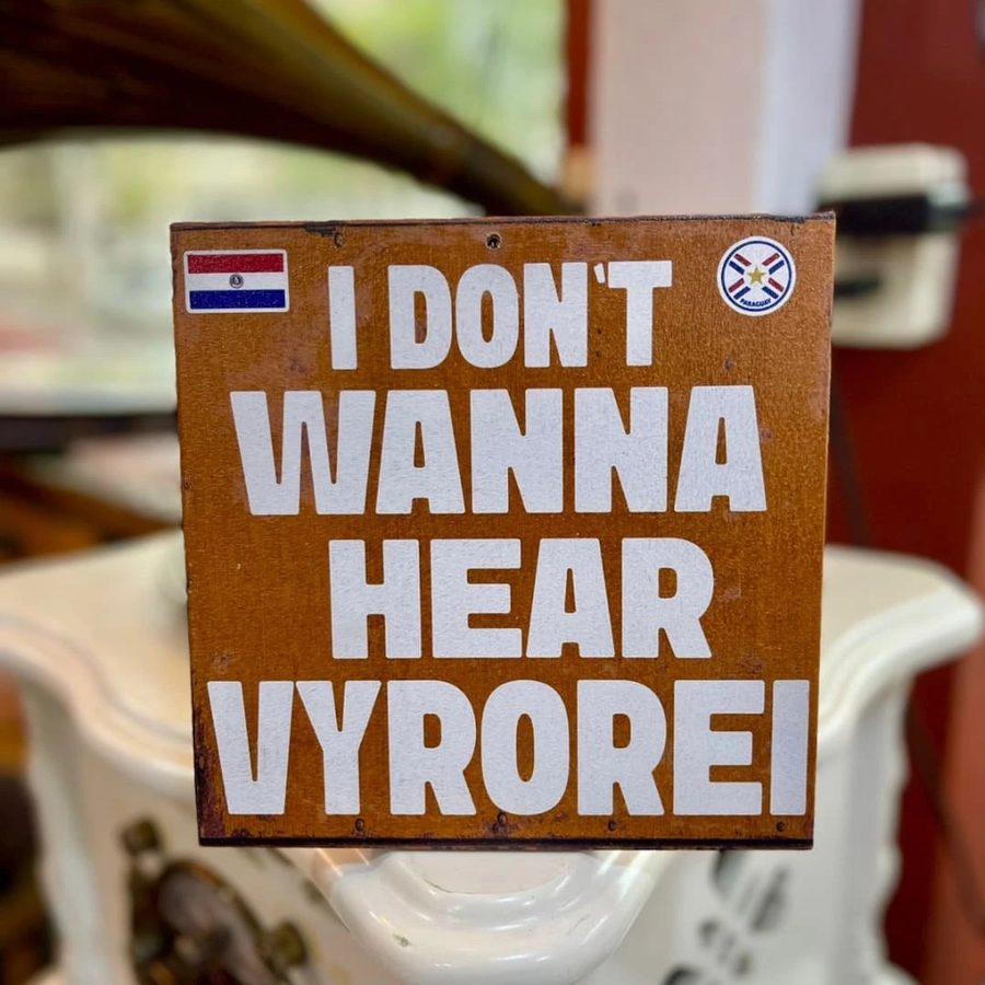 Cuadro I don't wanna hear vyrorei