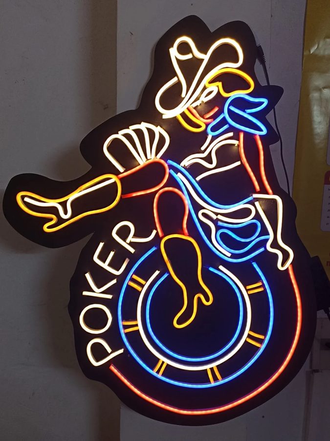 Neón Poker vaquera – foto 2